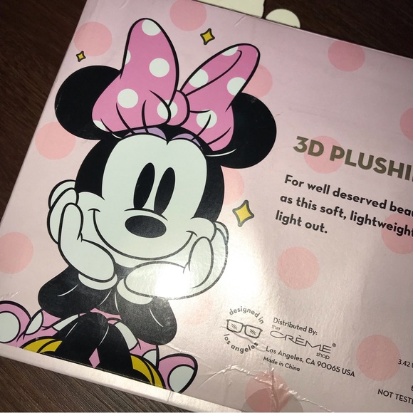 Disney Plush Minnie Mouse Sleep Mask NIB - Picture 4 of 7